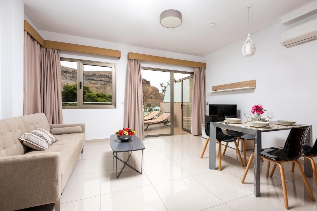 Apartamentos Las Palmeras Puerto De Mogan Ngoại thất bức ảnh