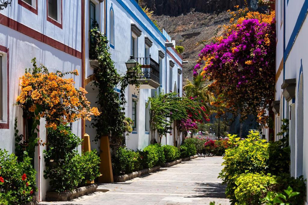 Apartamentos Las Palmeras Puerto De Mogan Ngoại thất bức ảnh